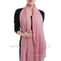 Foulard rose uni chaud